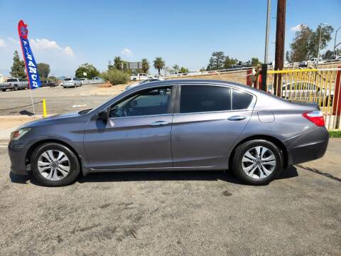 2014 Honda Accord for sale at E and M Auto Sales in Bloomington CA
