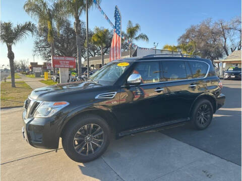 2017 Nissan Armada for sale at Dealers Choice Inc in Farmersville CA