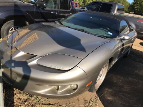 2002 Pontiac Firebird for sale at Simmons Auto Sales in Denison TX