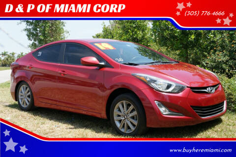 2014 Hyundai Elantra for sale at Buy Here Miami Auto Sales in Miami FL