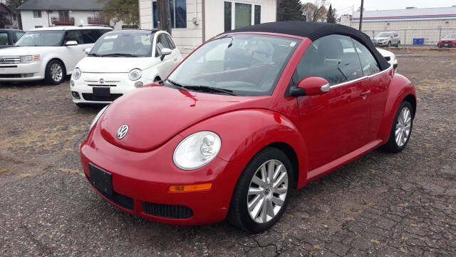 2008 Volkswagen New Beetle Convertible for sale at CHRISTIAN AUTO SALES in Anoka, MN