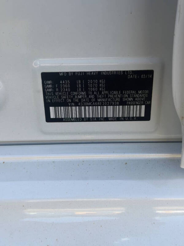 2014 Subaru Legacy 2.5i