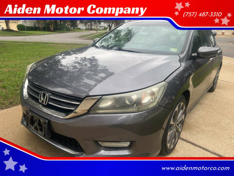 2013 Honda Accord for sale at Aiden Motor Company in Portsmouth VA