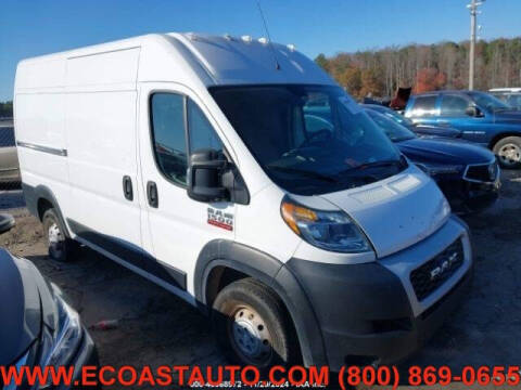 2020 RAM ProMaster for sale at East Coast Auto Source Inc. in Bedford VA