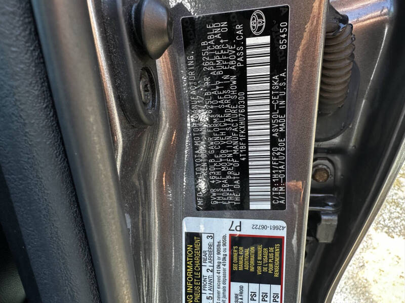 2017 Toyota Camry SE