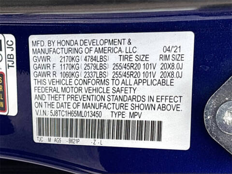 2021 Acura RDX w/A-SPEC