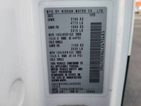 2020 Nissan NV200