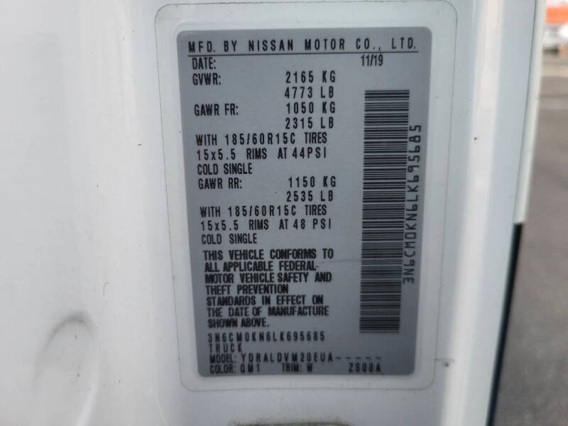 2020 Nissan NV200