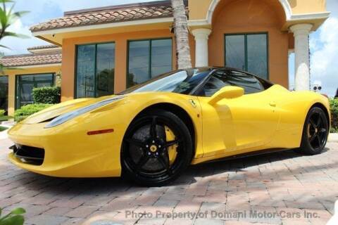 2012 Ferrari 458 Italia for sale at Domani Motors in Deerfield Beach FL