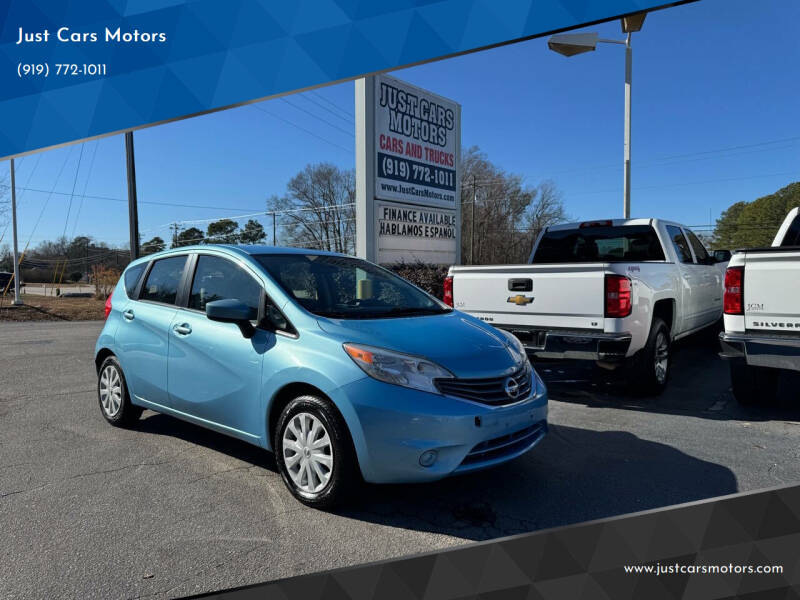 2015 Nissan Versa Note for sale at Just Cars Motors in Raleigh NC