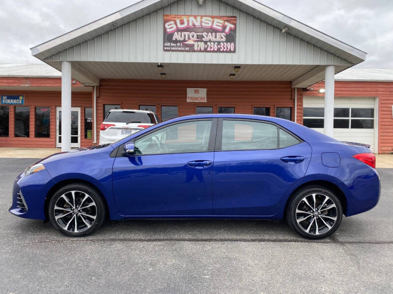 2017 Toyota Corolla for sale at Sunset Auto Sales in Paragould AR