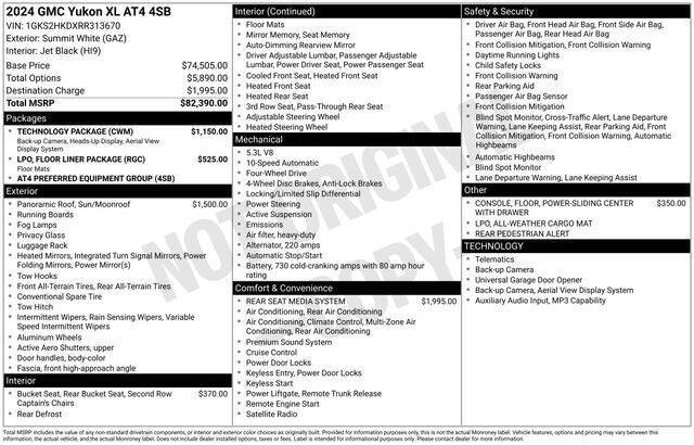 2024 GMC Yukon XL AT4