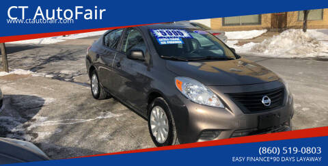 2013 Nissan Versa for sale at CT AutoFair in West Hartford CT