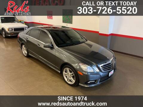 2011 Mercedes-Benz E-Class for sale at Red's Auto and Truck in Longmont CO