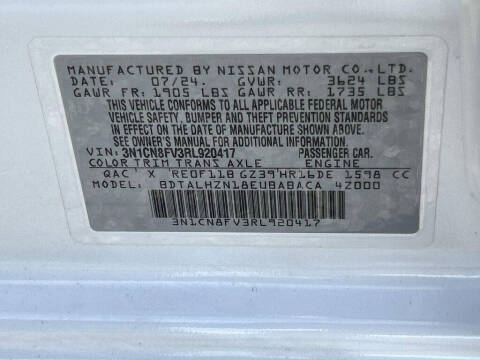 2024 Nissan Versa SR
