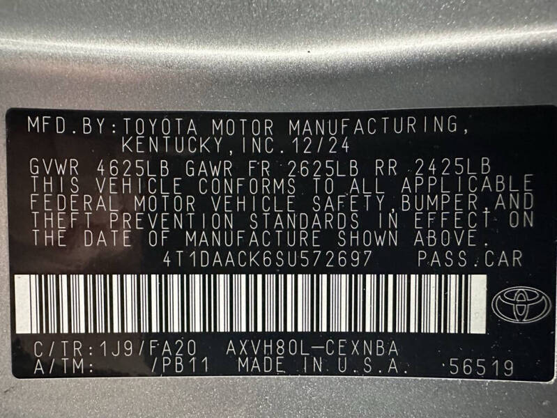 2025 Toyota Camry LE