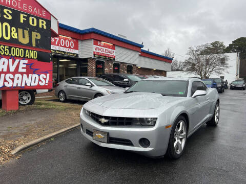 2012 Chevrolet Camaro for sale at HW Auto Wholesale in Norfolk VA