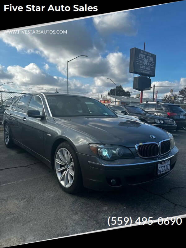 2008 BMW 7 Series for sale at Five Star Auto Sales in Fresno CA