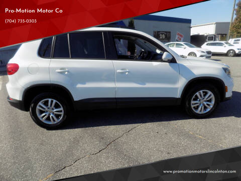2017 Volkswagen Tiguan for sale at Pro-Motion Motor Co in Lincolnton NC