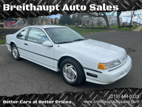 1989 Ford Thunderbird for sale at Breithaupt Auto Sales in Hatboro PA