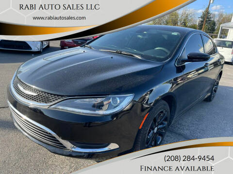 2016 Chrysler 200 for sale at RABI AUTO SALES LLC in Garden City ID
