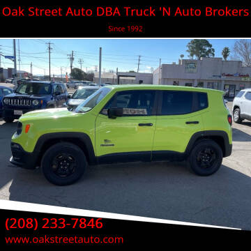 2018 Jeep Renegade for sale at Oak Street Auto DBA Truck 'N Auto Brokers in Pocatello ID