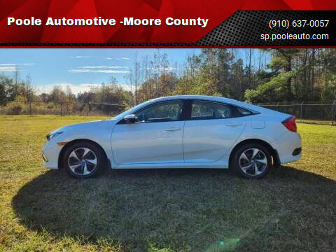 2019 Honda Civic for sale at Poole Automotive in Laurinburg NC