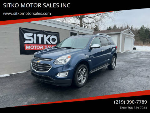 2016 Chevrolet Equinox for sale at SITKO MOTOR SALES INC in Cedar Lake IN