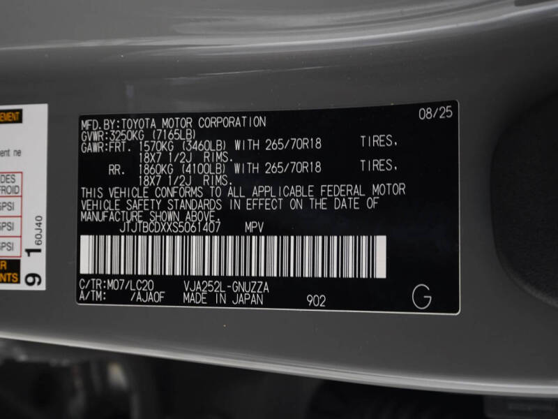 2025 Lexus GX 550 Overtrail+