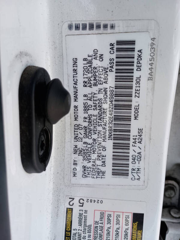 2008 Toyota Corolla CE