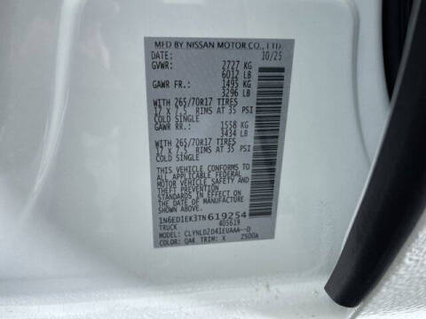 2026 Nissan Frontier PRO-4X