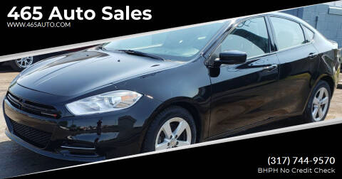 2016 Dodge Dart for sale at 465 Auto Sales in Indianapolis IN