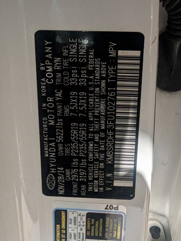 2015 Hyundai Santa Fe