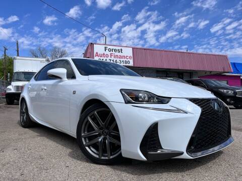 2019 Lexus IS 300 for sale at Forest Auto Finance LLC in Garland TX