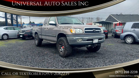 2002 Toyota Tundra for sale at Universal Auto Sales Inc in Salem OR