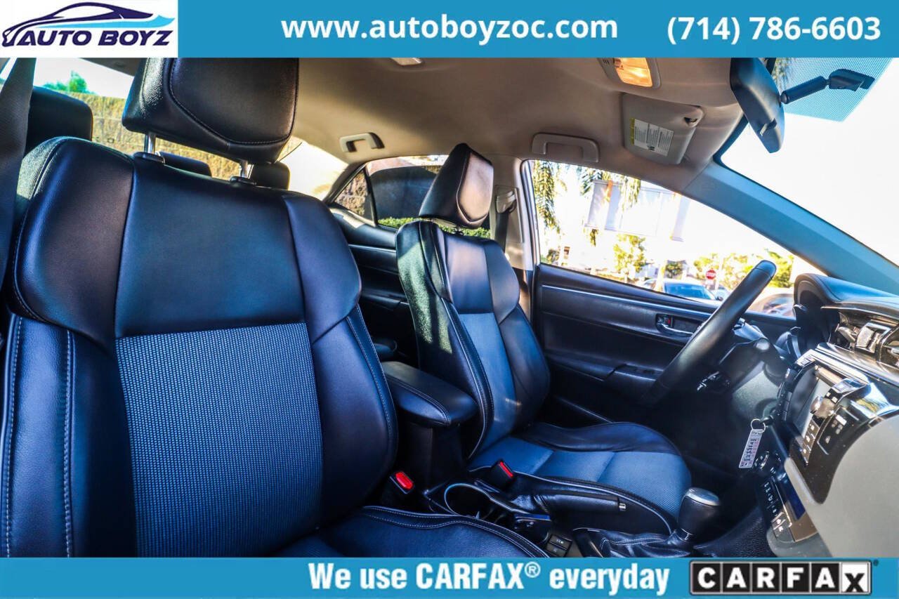 2015 Toyota Corolla for sale at Auto Boyz in Garden Grove, CA