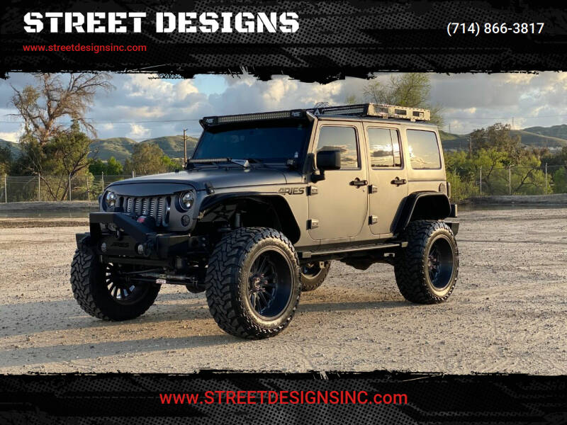 2014 Jeep Wrangler Unlimited for sale at STREET DESIGNS in Upland CA