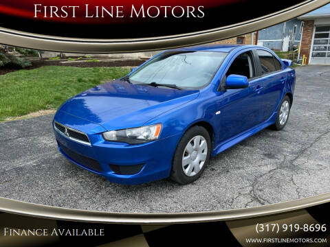 2011 Mitsubishi Lancer for sale at First Line Motors in Brownsburg IN