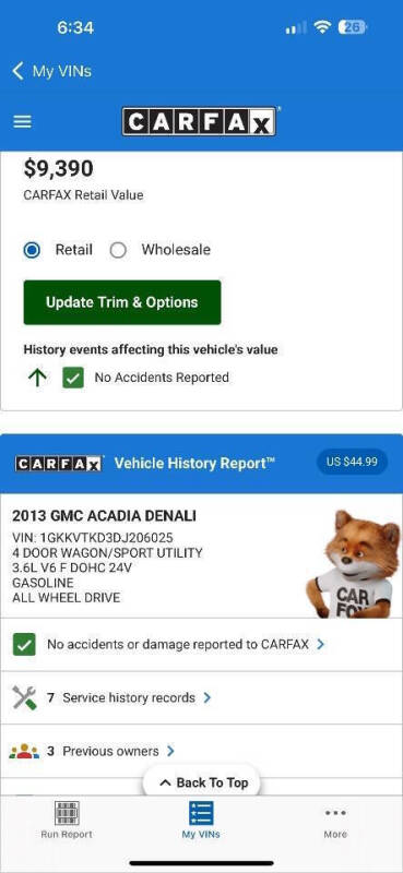 2013 GMC Acadia Denali