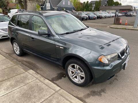 2006 BMW X3 for sale at Chuck Wise Motors in Portland OR
