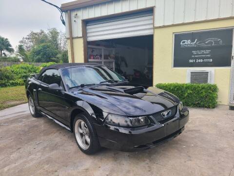 2001 Ford Mustang for sale at O & J Auto Sales in Royal Palm Beach FL