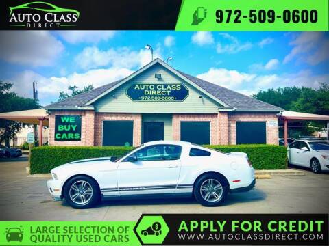 2012 Ford Mustang for sale at Auto Class Direct in Plano TX