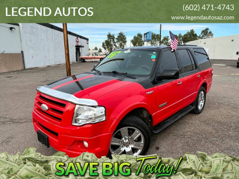 2008 Ford Expedition for sale at LEGEND AUTOS in Peoria AZ