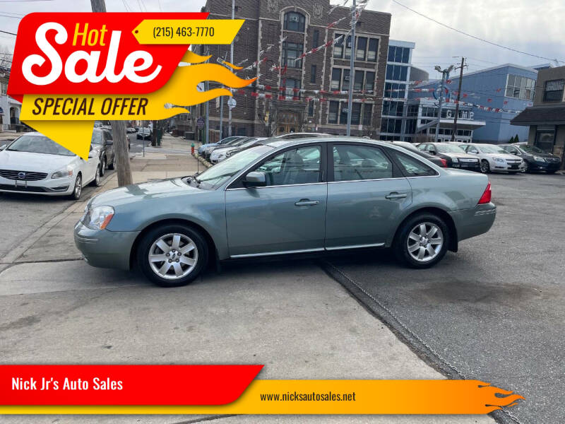 2007 Ford Five Hundred for sale at Nick Jr's Auto Sales in Philadelphia PA