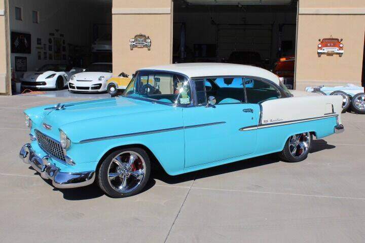 1955 Chevrolet Bel Air for sale at CLASSIC SPORTS & TRUCKS in Peoria AZ