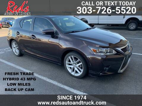 2015 Lexus CT 200h for sale at Red's Auto and Truck in Longmont CO