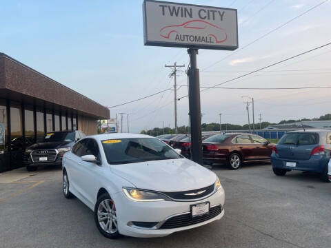 2015 Chrysler 200 for sale at TWIN CITY AUTO MALL in Bloomington IL