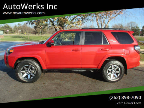 2021 Toyota 4Runner for sale at AutoWerks Inc in Sturtevant WI