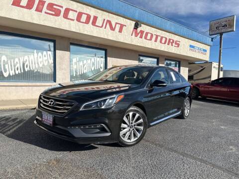 2016 Hyundai Sonata for sale at Discount Motors in Pueblo CO