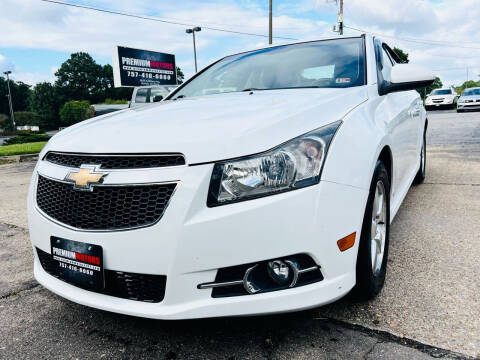 2014 Chevrolet Cruze for sale at Premium Motor's LLC in Norfolk VA